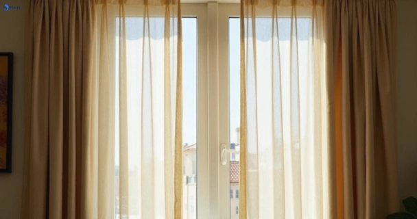 Dull dusty drapes in mount-rowan-vic before professional cleaning